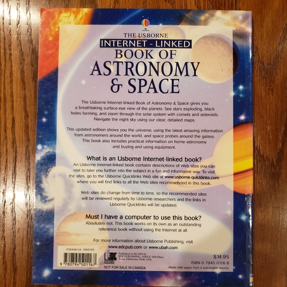 🖤The Usborne Internet-Linked Book of Astronomy & Space - Picture 5 of 5